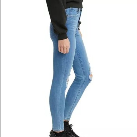 NWT Levi's Mile High Super Skinny Jeans 30S MSRP $69.50 Quebec Leap - Picture 2 of 3